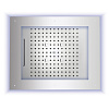 Bossini Frame Потолочный душ встраиваемый 60x50 см, 3 вида струи, LED RGB, цвет: chrome HI0930.030