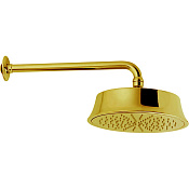 Cisal Shower Верхний душ, диаметр 22 см, с настенным держателем 27 см, цвет: 24K Gold DS01327024