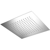 Cisal Zen Shower Верхний душ квадратный 42x42x1h см, цвет: Polished Stainless Steel ZS023020D2