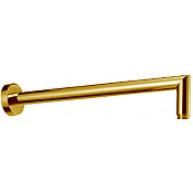 Cisal Shower Держатель верхнего душа настенный 35 см, цвет: 24K Gold DS01338024