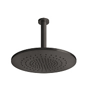 Gessi 316 Bath-Shower Верхний душ 36 см, кронштейн потолочный 27 см, цвет: black metal brushed PVD 54152#707