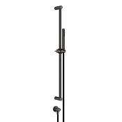 Gessi 316 Bath-Shower Душевой гарнитур: ручной душ,штанга 83 см,шланг, цвет: black metal brushed PVD 54045#707