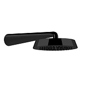 Gessi Cono Верхний душ 24 см 1 вид струи, кронштейн настенный 40 см, цвет: matte black 45151#299