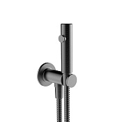 Gessi Inciso Гигиенический душ многостуйный, шланг 125 см, цвет: black metal brushed PVD 58153#707