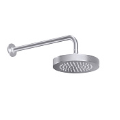 Gessi Inciso Верхний душ 22 см 1 вид струи, кронштейн настенный 39 см, цвет: finox brushed nickel 58185#149