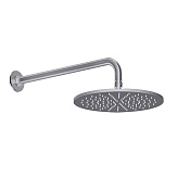 Gessi Inciso Верхний душ 30 см 1 вид струи, кронштейн настенный 38,9 см, цвет: finox brushed nickel 58248#149