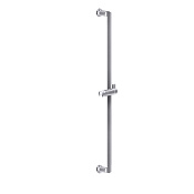 Gessi Inciso Душевая штанга 84,1 см, цвет: finox brushed nickel 58144#149