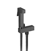 Bongio Pure Glam Гигиенический набор с ручной лейкой и шлангом, цвет черный матовый 00914NE00