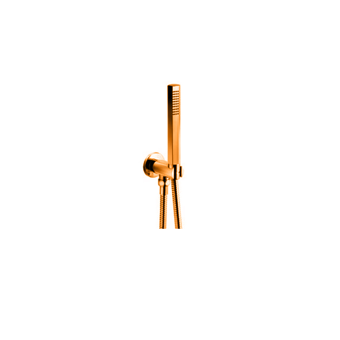 Fantini Venezia Душевой гарнитур: ручная лейка Venezia, шланг 150 см, цвет: Matt Copper PVD 29 P9 5943