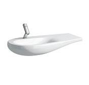 Laufen Alessi One Раковина 90х50хh16,5 см, с 1 отв., полка справа, цвет белый 8.1497.5.400.104.1