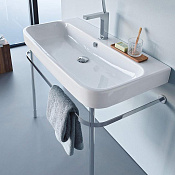 Duravit Happy D.2 Раковина для мебели с перел., хром, 100x50,5 см, цвет белый 2318100000