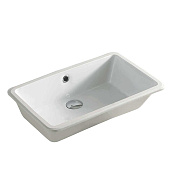 Artceram Washbasins Gea Раковина встраиваемая снизу 53х34,5 см, цвет: белый GEL001 01 00