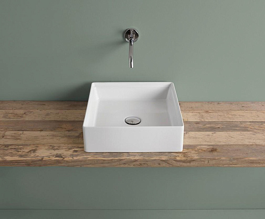 ArtCeram Scalino Раковина чаша 38x38x11,5h см, без перелива, цвет: glossy white SCL001 01 00