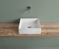 ArtCeram Scalino Раковина чаша 38x38x11,5h см, без перелива, цвет: glossy white SCL001 01 00