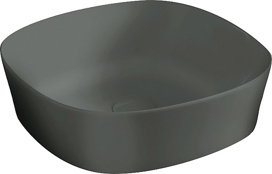 ArtCeram Ghost Раковина чаша 42x42x12,5h см, без перелива, цвет: grey olive GHL001 15 00