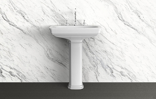 ArtCeram Civitas Раковина подвесная 68x50x22h см, 1 отверстие, с переливом, цвет: glossy white CIL001 01 00