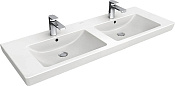 Villeroy & Boch Subway 2.0 Раковина двойная 130x47x15h см 7175D001