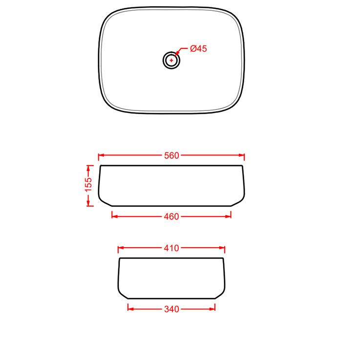 ArtCeram Cognac Раковина чаша 56x41x15,5h см, без перелива, покрытие Saniglaze, цвет: denim COL009 37 00