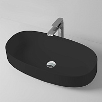 ArtCeram Cognac Раковина чаша 68x35x15h см, без перелива, покрытие Saniglaze, цвет: matt black COL005 17 00