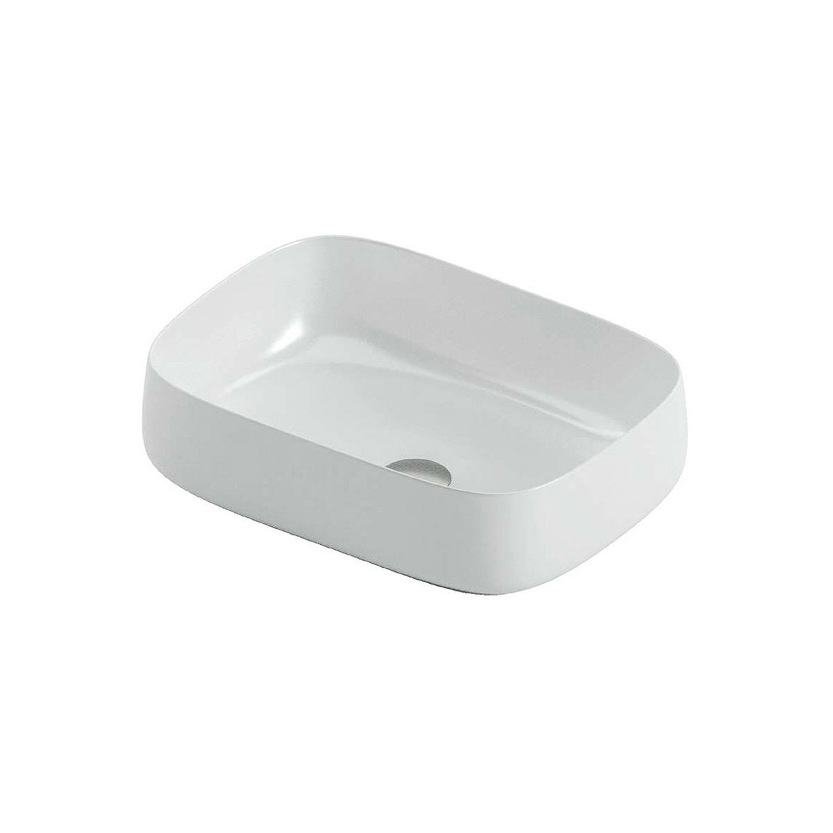 ArtCeram Cognac Раковина чаша 56x41x15,5h см, без перелива, покрытие Saniglaze, цвет: matt white COL009 05 00