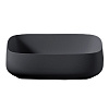 ArtCeram Cognac Раковина чаша 56x41x15,5h см, без перелива, покрытие Saniglaze, цвет: glossy black COL009 03 00