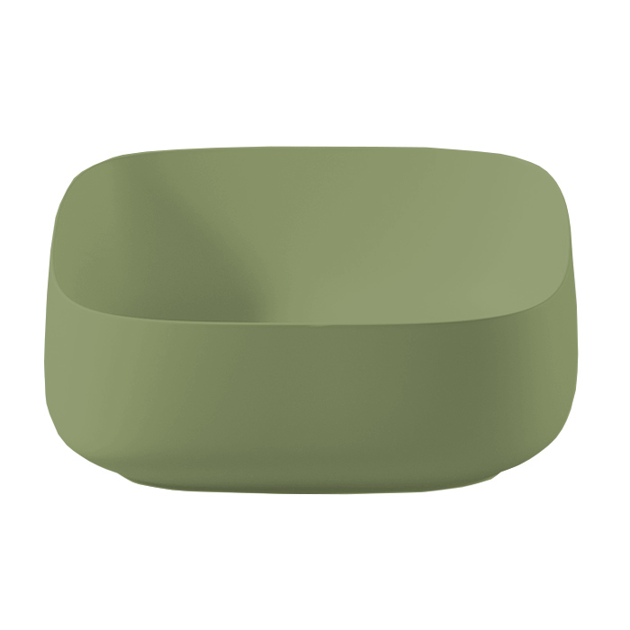 ArtCeram Cognac Раковина чаша 46x41x15,5h см, без перелива, покрытие Saniglaze, цвет: green salvia COL007 44 00