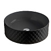 ArtCeram Rombo Раковина чаша d44x14,5h см, без перелива, цвет: matt black OSL009 17 00