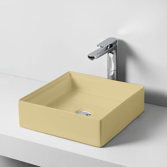 ArtCeram Scalino Раковина чаша 38x38x11,5h см, без перелива, цвет: giallo zinco SCL001 12 00