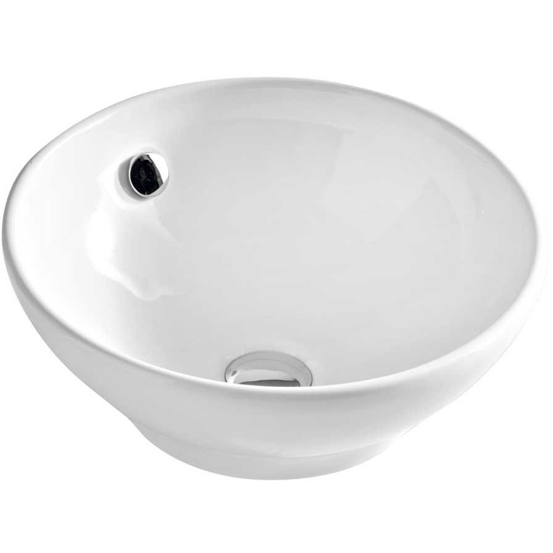 ArtCeram Fuori 1 Раковина чаша d43x16h см, с переливом, цвет: glossy white TFL002 01 00