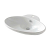 ArtCeram Fuori 3 Раковина чаша 63x47x13h см, 1 отверстие, с переливом, цвет: glossy white TFL004 01 00