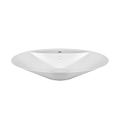 Gessi Cono Накладная раковина из Cristalplant 73,9x49,5xh17,7 cм, цвет: белый матовый 45905#521