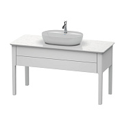 Duravit Luv Раковина на столешницу, 60x40 cм, без площадки, Grau матовый 0379602300