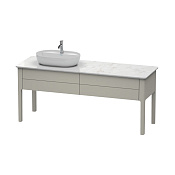 Duravit Luv Раковина на столешницу, 80x40 cм, с 1 отв. под смеситель, цвет белый 0380800000