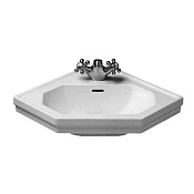 Duravit 1930 Раковина с перел. и 1 отв. под смес., 59х45хh19,5 см, цвет белый 0793420000