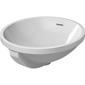 Duravit Architec Раковина встр., для встраивания снизу, с перел., диаметр 40 см, 0468400000