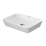 Duravit Cape Cod Раковина накладная 55x40 см, без отверстия под смес., цвет белый 2347550000