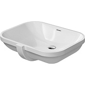 Duravit D-Code Раковина встр. снизу, 56x40 cм, с перел., цвет белый 0338560000