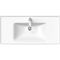 Duravit D-Neo Раковина накладная 100,5x48x17h см, с переливом, цвет: белый 2367100000