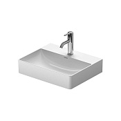 Duravit DuraSquare Раковина накладная 50х40 cм, 2 намеч. отв. под смес., цвет белый 23565000141