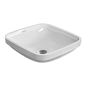 Duravit DuraStyle Раковина встраиваемая снизу, с переливом, 37х37 cм, цвет белый 373370000