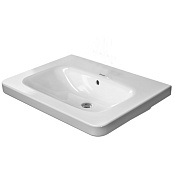 Duravit DuraStyle Раковина для мебели, с перел., без отв. под смес., 65x48 cм, цвет белый 2320650060