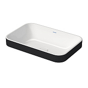 Duravit Happy D.2 Plus Раковина 60х40 cм, цвет Anthracite matt, белый 2359606100