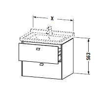 Duravit Starck 3 Раковина двойная 130х49 cм, цвет белый 332130000