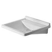 Duravit Starck 3 Раковина подвесная прямоугольная с 1 отв 60x54,5x16,5h см, цвет: белый 0312600000