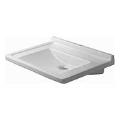 Duravit Starck 3 Раковина подвесная прямоугольная с 1 отв 70x54,5x16,5h см, цвет: белый 312700000