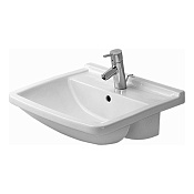 Duravit Starck 3 Раковина полувстраиваемая 55х46 cм, с переливом, цвет: белый 0310550000