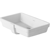 Duravit Vero Раковина подстольного монтажа 52,5х35см (вн 45,8,5х31,5), с перел., с креп, цвет:белый 0330480000