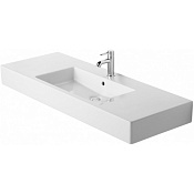Duravit Vero Раковина накладная 125x49x17h см, с переливом, цвет: белый 0329120000