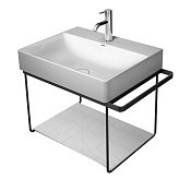 Duravit DuraSquare Раковина, 60x47 cм, с площадкой, с 1 отв. под смеситель, цвет белый 2353600041