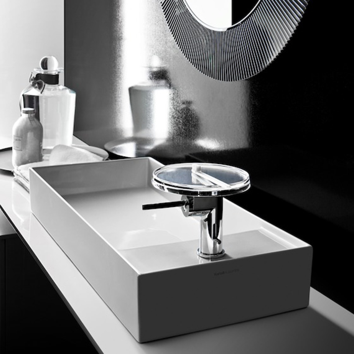 Laufen Kartell Раковина-чаша 75х35хh12 cм, без перелива, без отв., цвет белый 8.1233.2.000.112.1